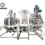 500L vacuum emulsifier mixer with body cream