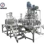 500L vacuum emulsifier mixer with body creamDETAIL1