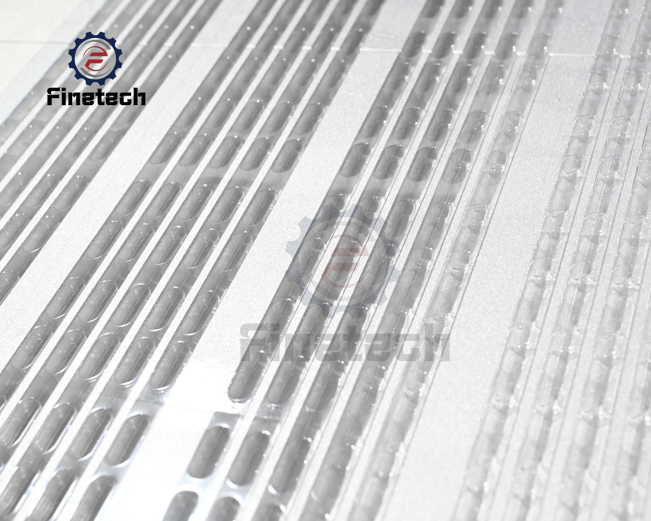 Blister guide rail
