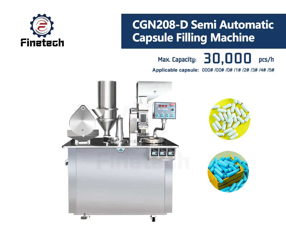 CGN208-D Yarı Otomatik Kapsül Dolum Makinesi