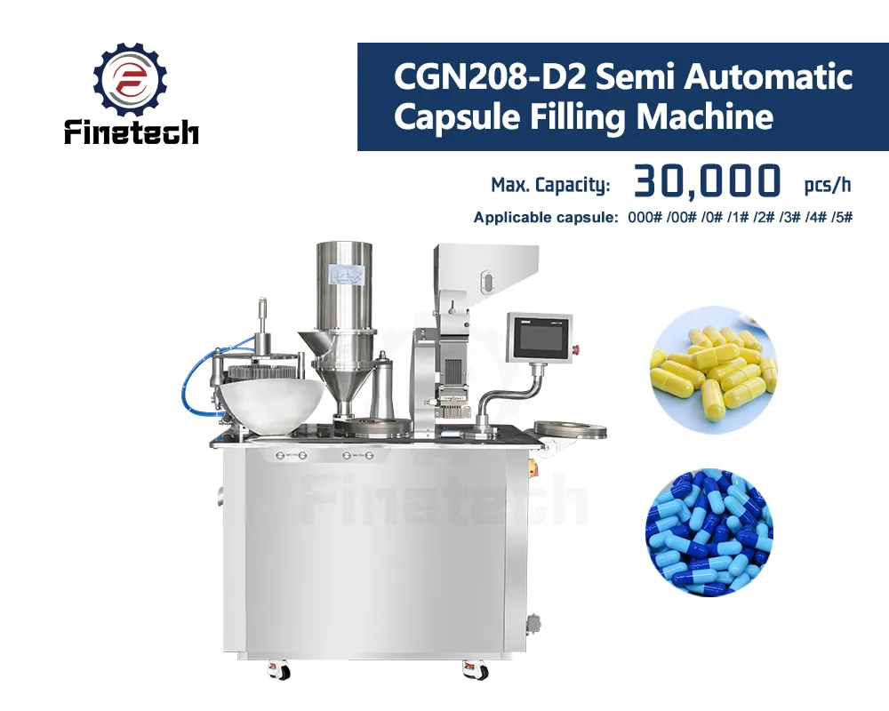 CGN208-D2 Yarı Otomatik Kapsül Dolum Makinesi