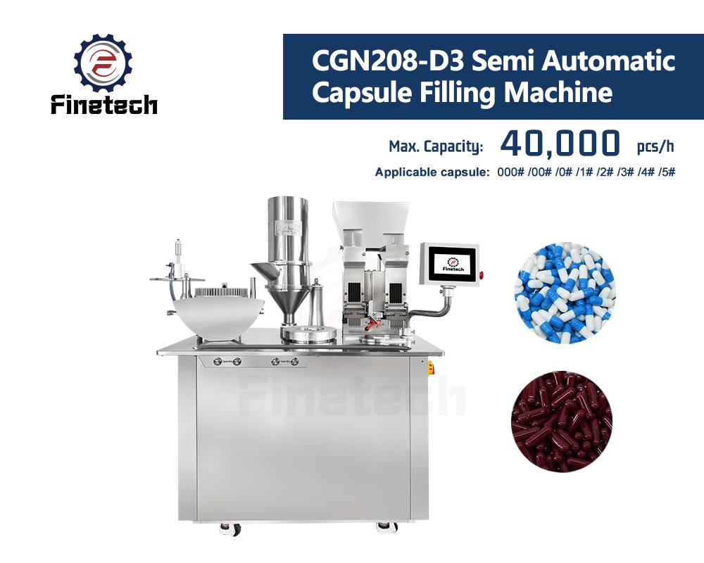 CGN208-D3 Halbautomatische Kapselabfüllmaschine