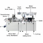 Hauptteile der Blisterverpackungsmaschine DPP 180