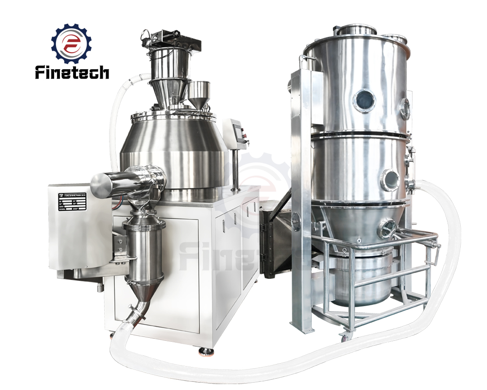 FTFWB Multifunctional Fluid Bed Granulating Coating Pelletizing Dryer