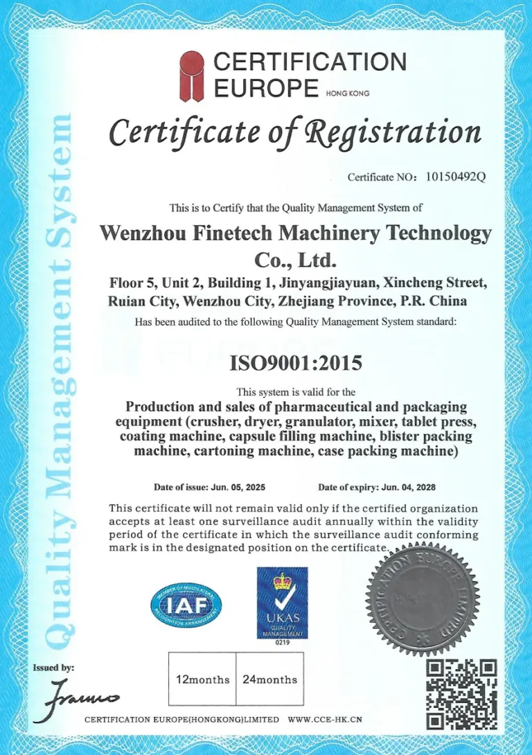 Certificado ISO 9001