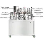 Manual Tube Filling and Sealing Machine Diagram