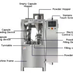 Pièces principales de la machine de remplissage automatique de capsules NJP-1200