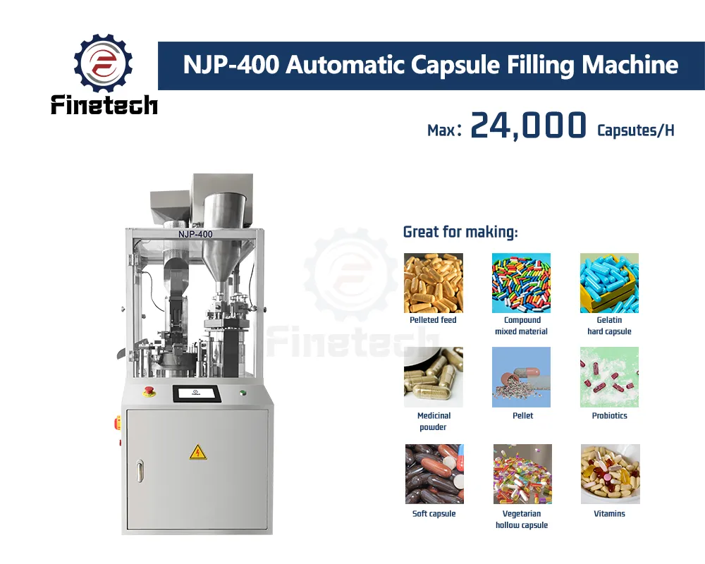 Machine de remplissage de capsules NJP 400