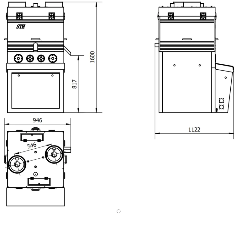 Schematische Darstellung der Rotations-Tablettenpresse ZPT420