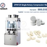 Máquina de compresión rotatoria simple ZPW125