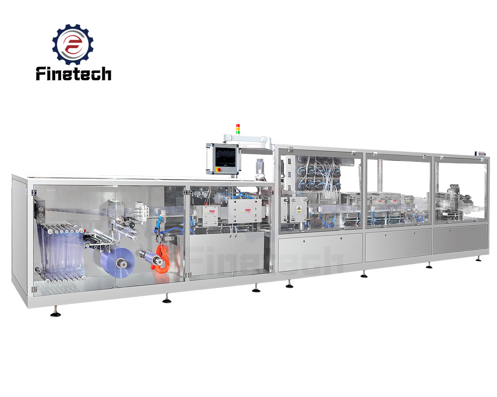 Fully automatic ampoule filling and sealing machine