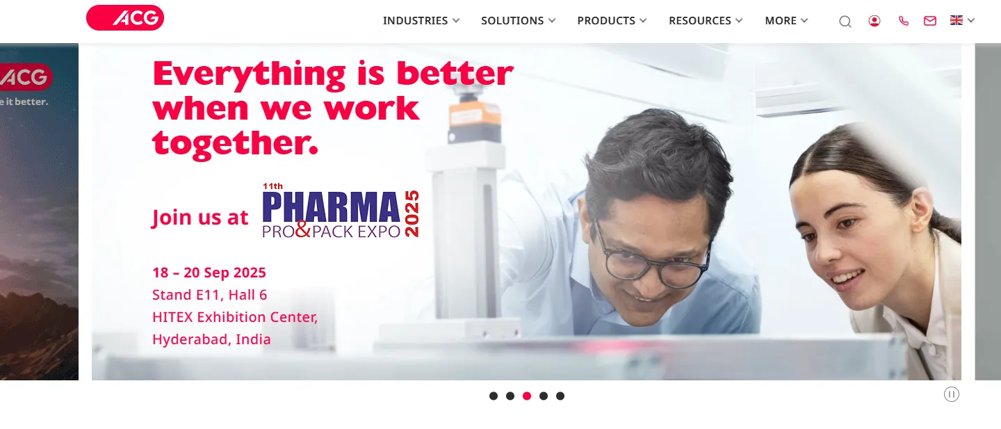 TOP 10 Pharmaceutical Manufacturing Equipment Suppliers In 2026 6 ACG-World
