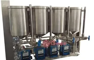 Flavor, Color, Acid Dosing And Mixing System