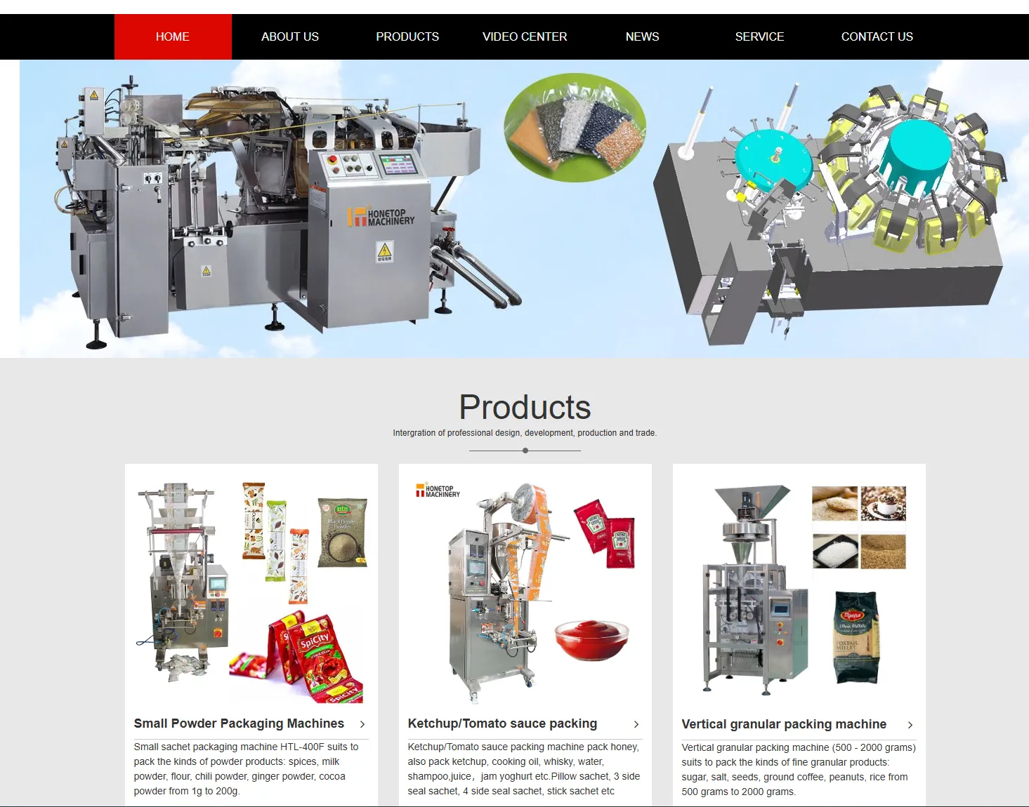 Top 10 Food Packaging Machines Supplier In China 5 Honetop