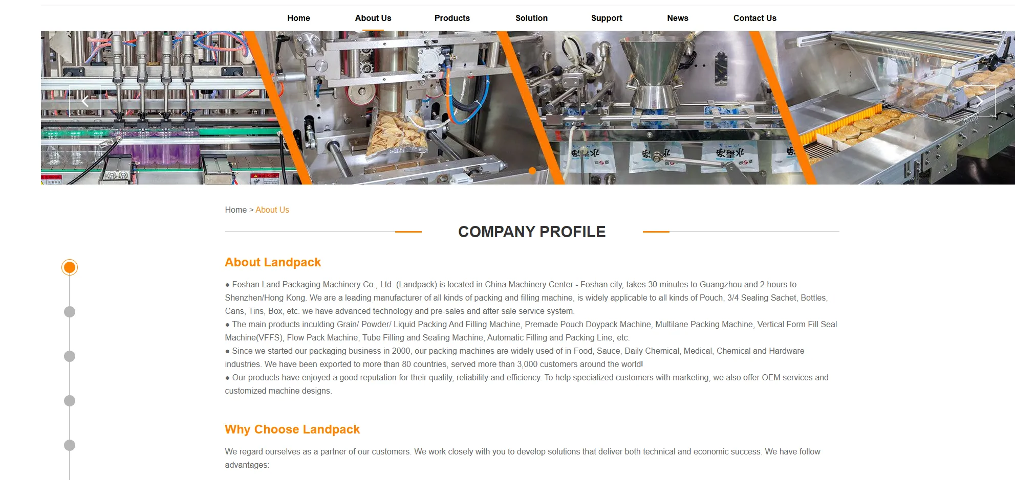 Top 10 Food Packaging Machines Supplier In China 1 Landpack
