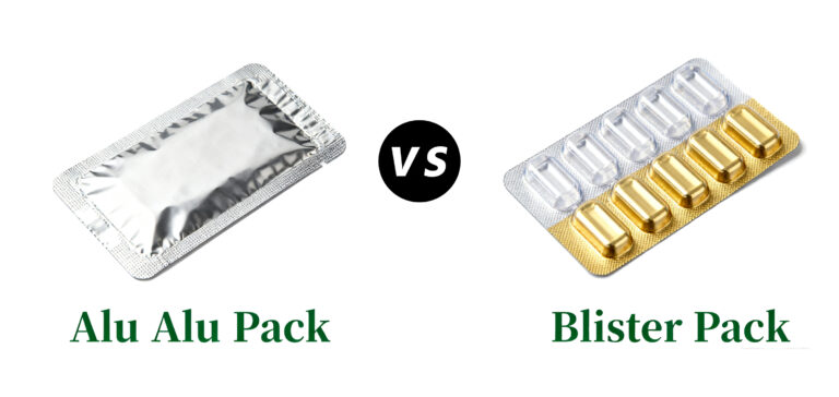Paquete de aluminio vs. blíster