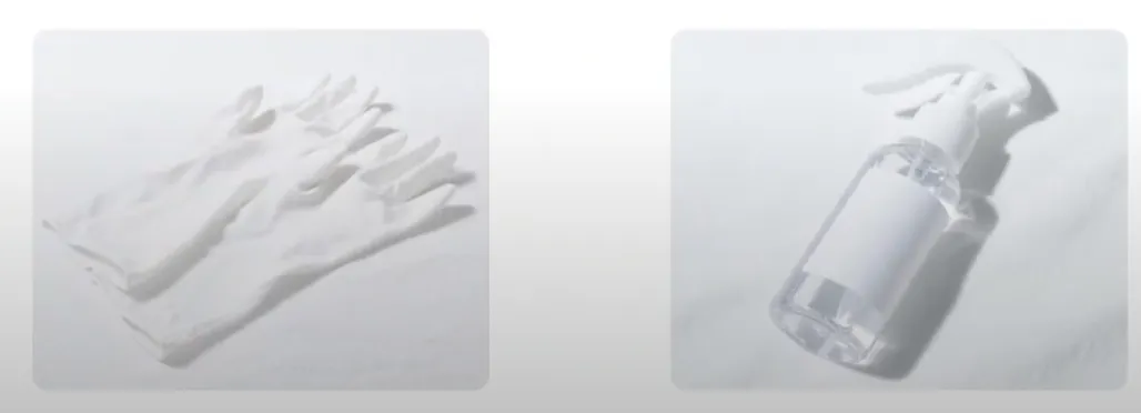 How to Fill Capsules: Video Guide 6 Gloves-and-hand-sanitizer