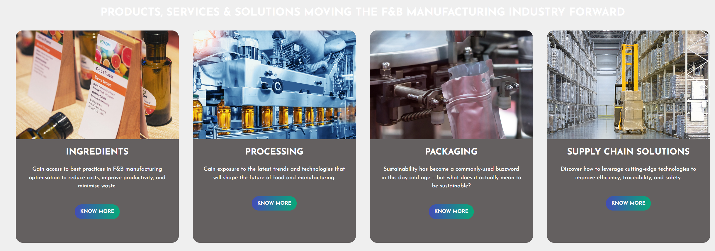 Sitio web de la Gulfood Manufacturing Expo