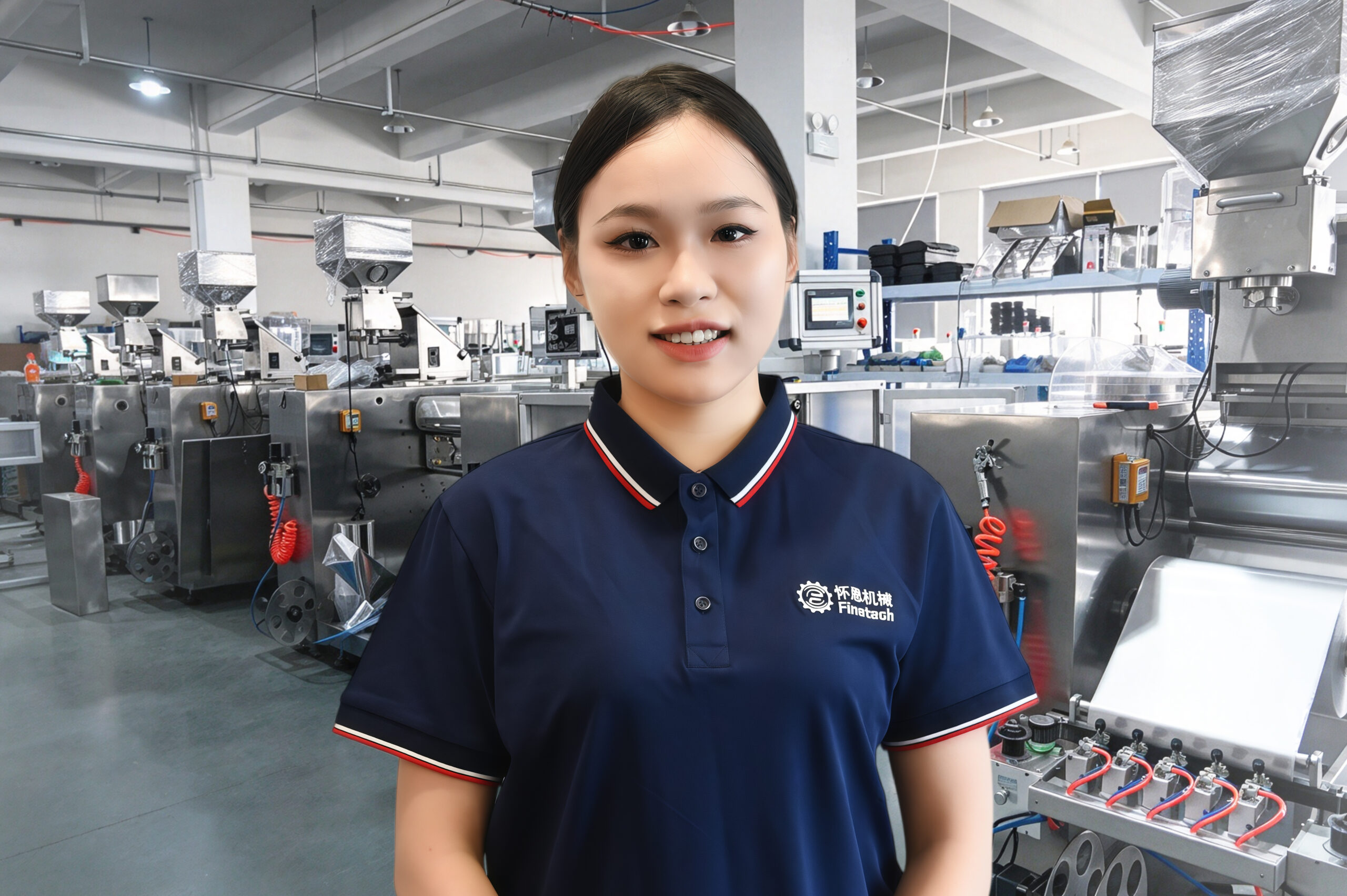 Sales Manager Amy provides you with tablet strip packing machine solutions for your business1