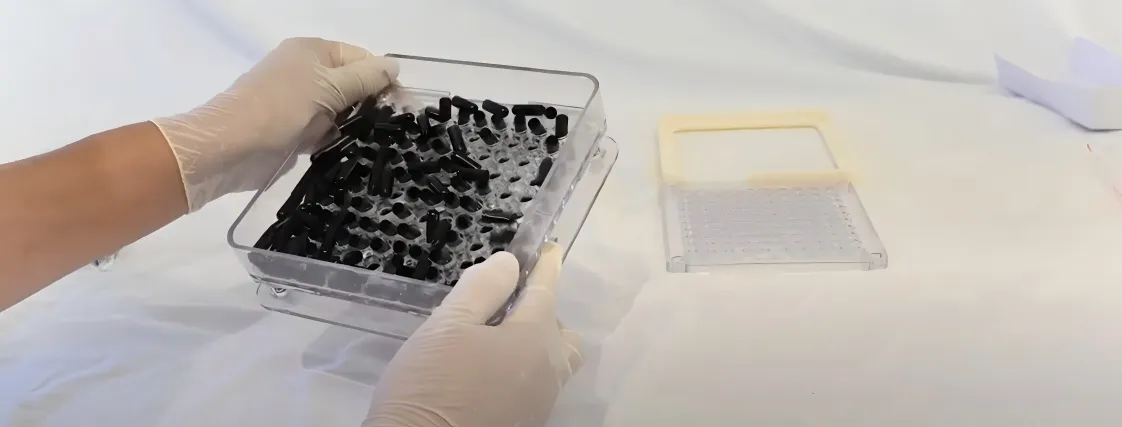 How to Fill Capsules: Video Guide 9 gently-tilt-and-shake-the-tray-so-the-capsules-slide-into-all-the-holes