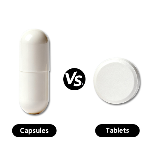 Kapsel vs. Tablette