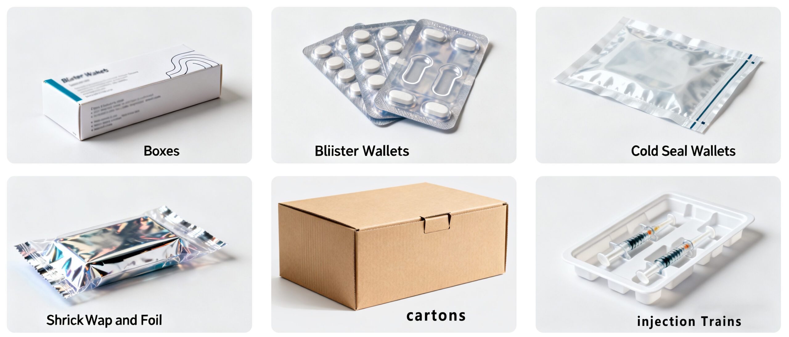 医薬品包装のさまざまな種類