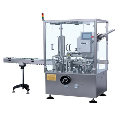 Automatische Kartoniermaschine mit intermittierender Arbeitsweise