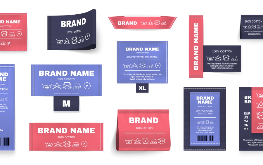 ラベルと挿入物 