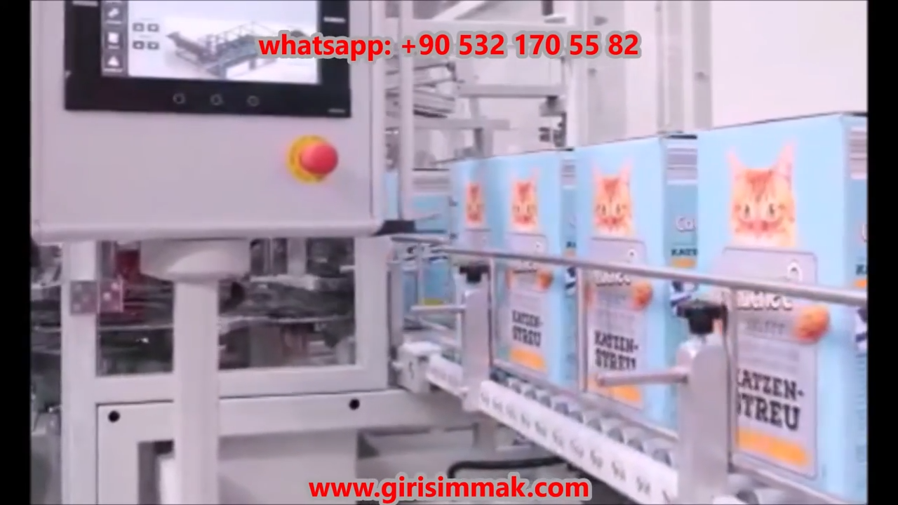 Impression machine des cartons scellés