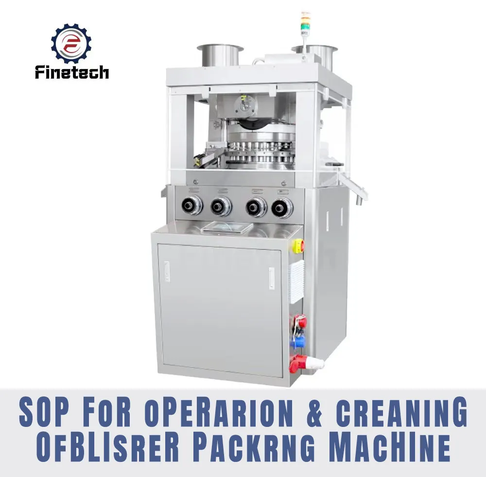 SOP for Tablet Compression Machine 10 Procedimiento operativo estándar para la máquina de compresión de tabletas