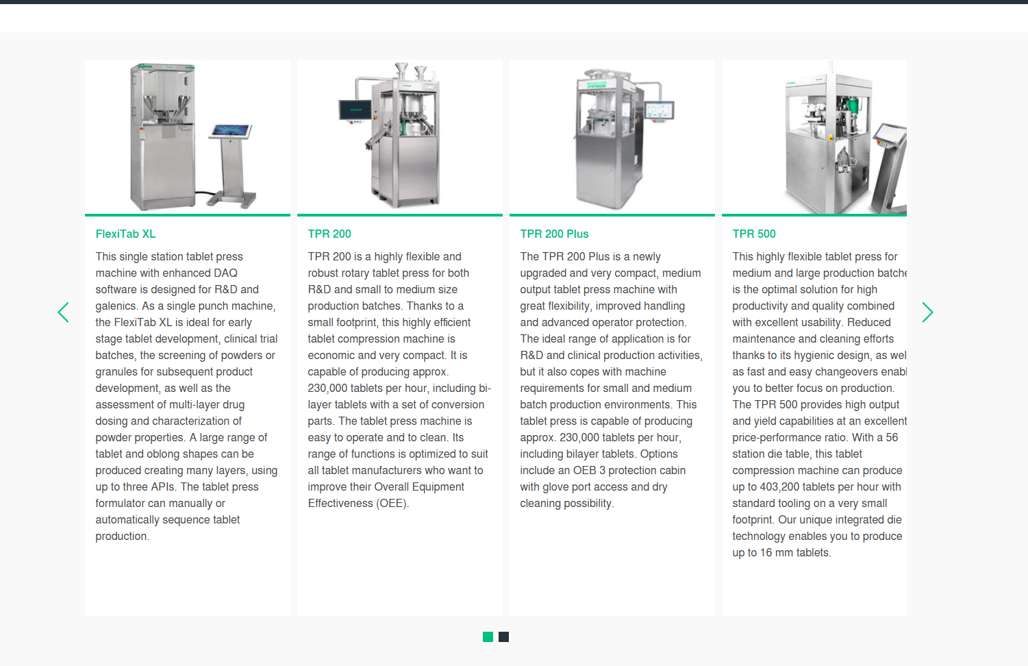 Machine de compression de comprimés Syntegon Technology