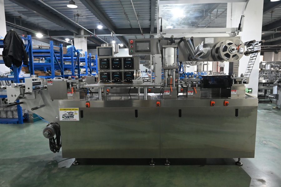 Blister packaging machines awaiting shipment