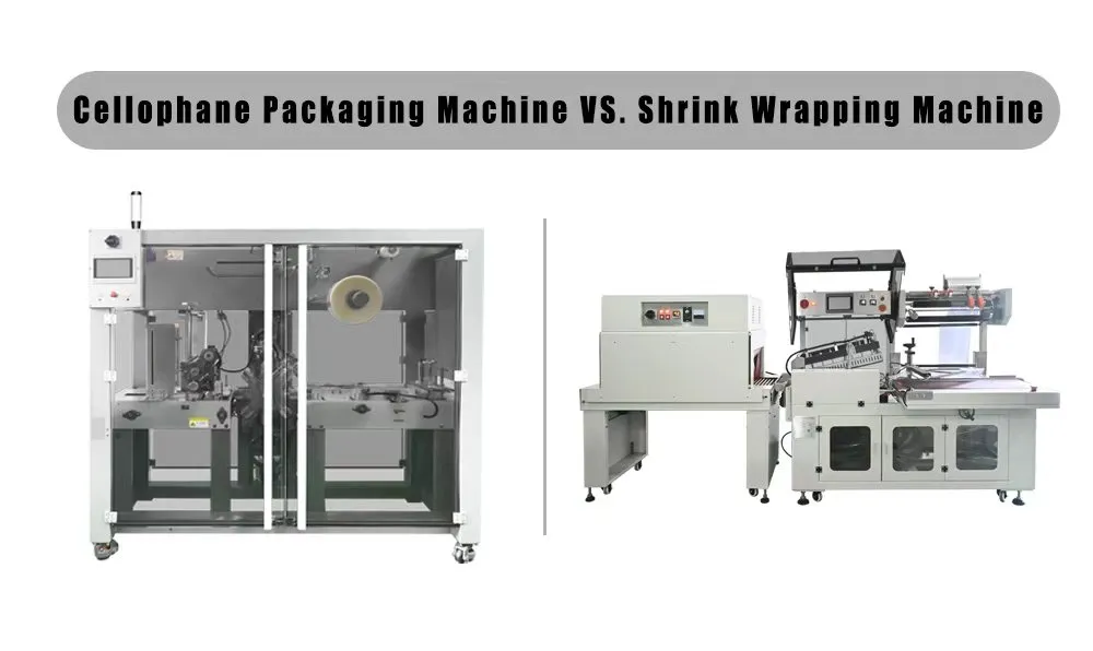 What Is a Cellophane Packaging Machine? Your Complete Guide 13 Machine d'emballage cellophane vs. machine de conditionnement sous film rétractable
