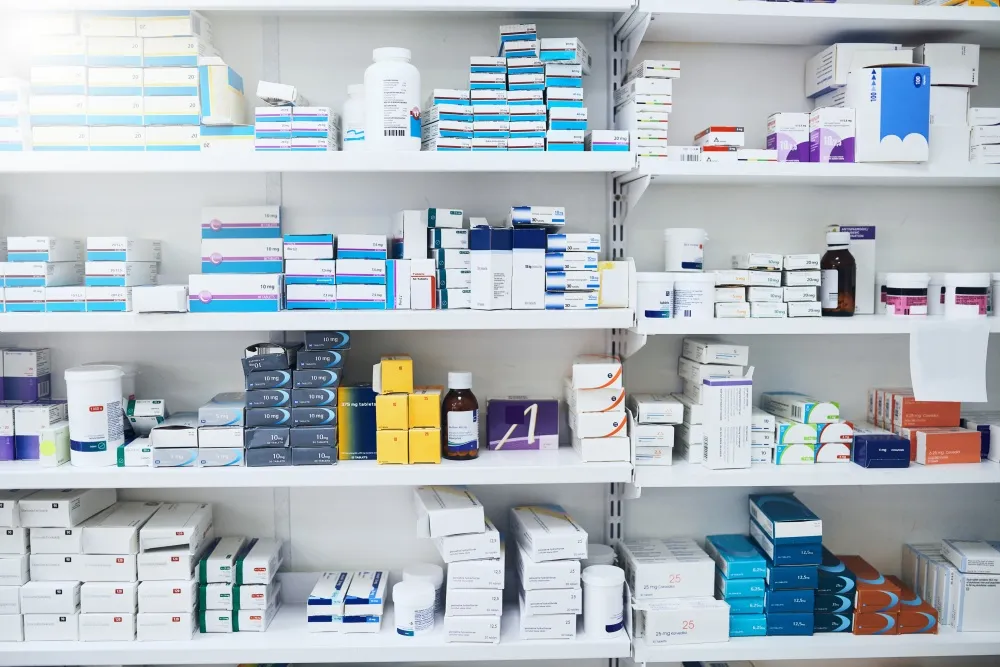 Différents emballages pharmaceutiques