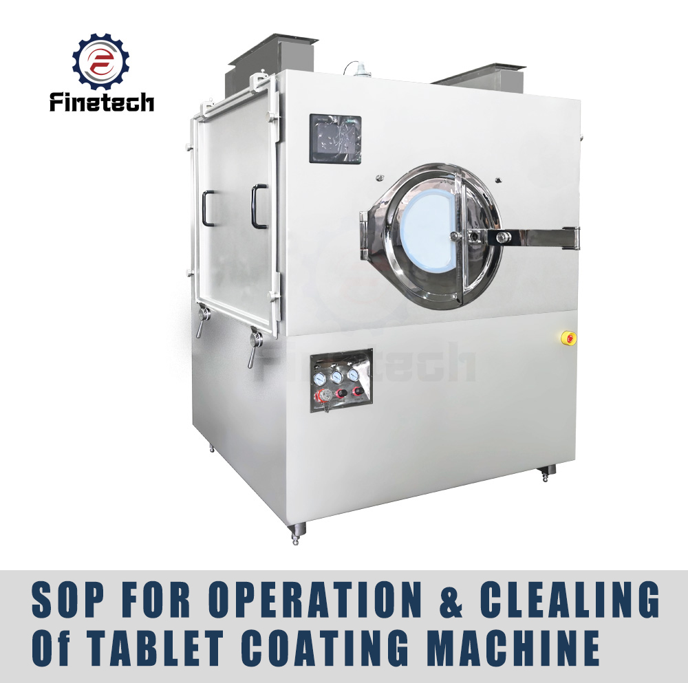 Procedimiento operativo estándar de la máquina de recubrimiento de tabletas