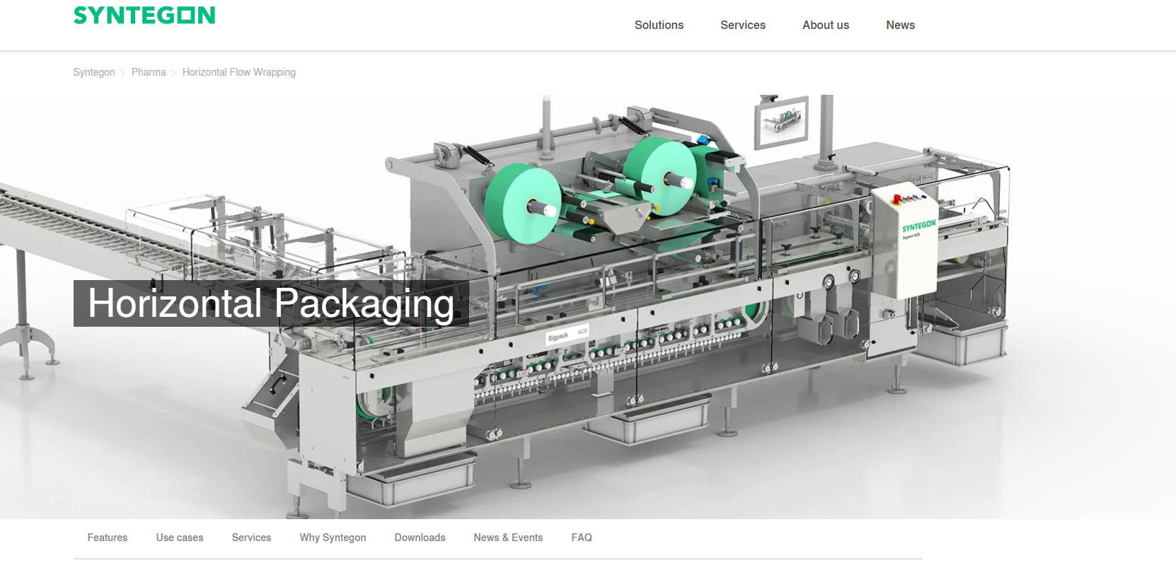 Sitio web oficial de Syntegon Technology