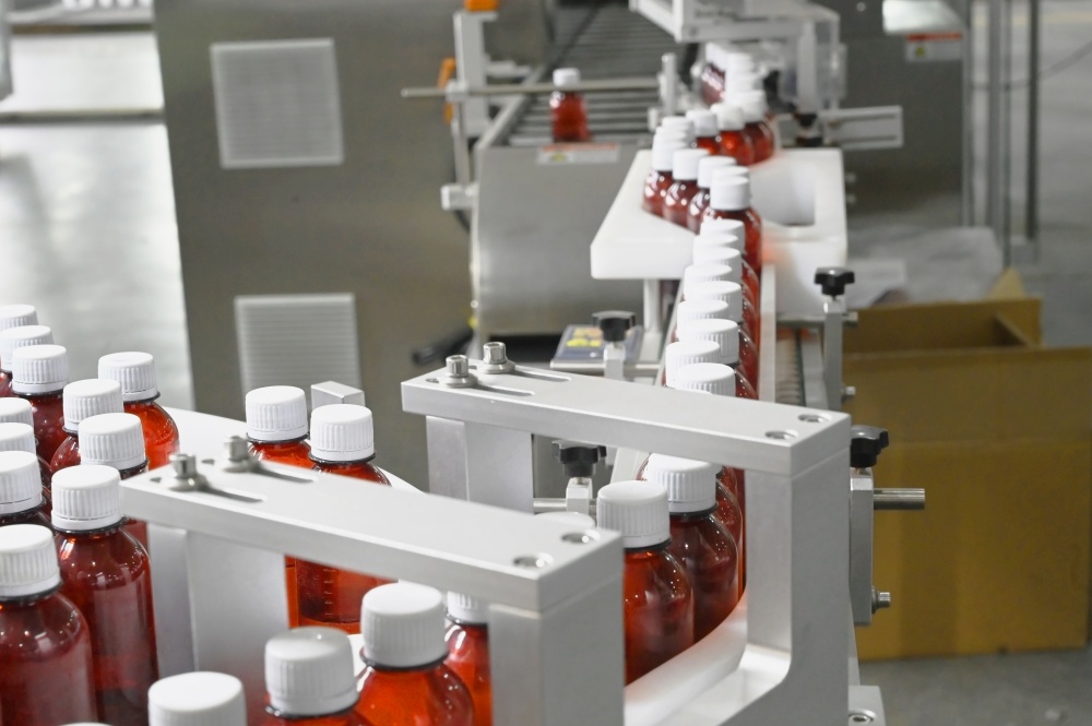 Bottle packaging line