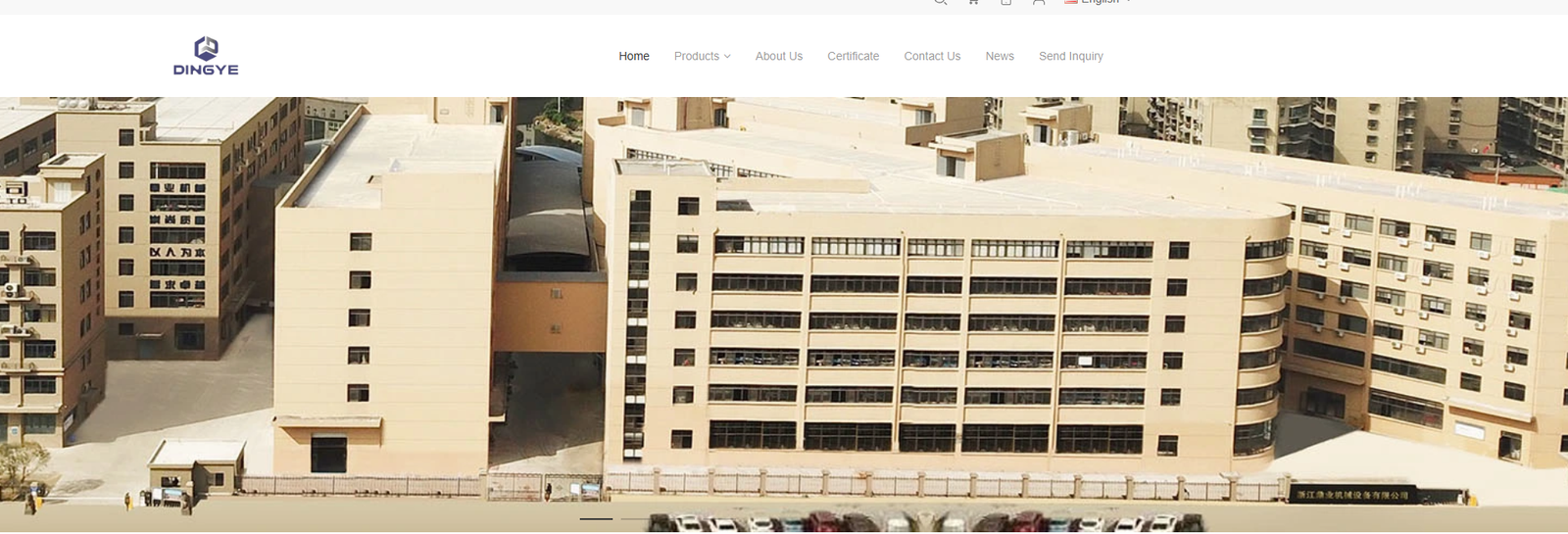 Site officiel de Dingye Machinery