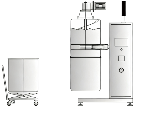 High-Efficiency Powder Mixer Diagram