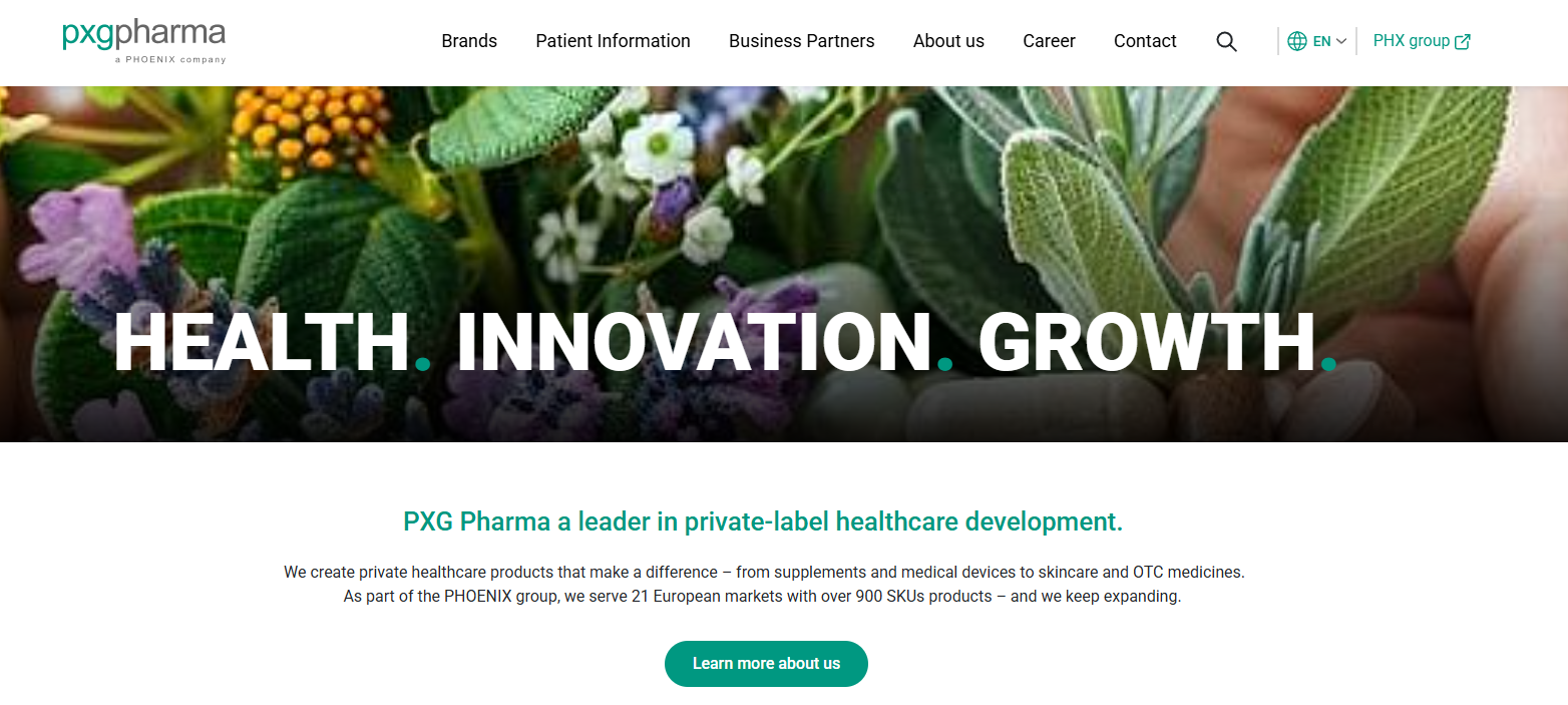 PXG Pharma GmbH Resmi Web Sitesi
