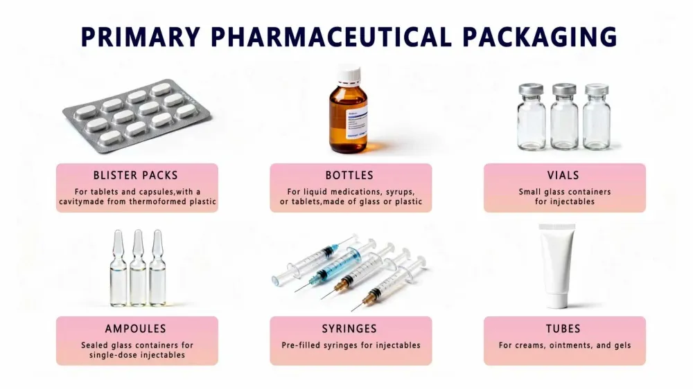 Emballage primaire dans l'industrie pharmaceutique