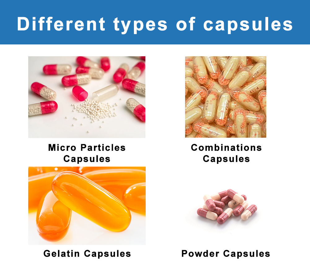 Different types of capsules