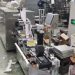Semi Automatic Flat Bottle Labeling Machine Integrated Packaging Line