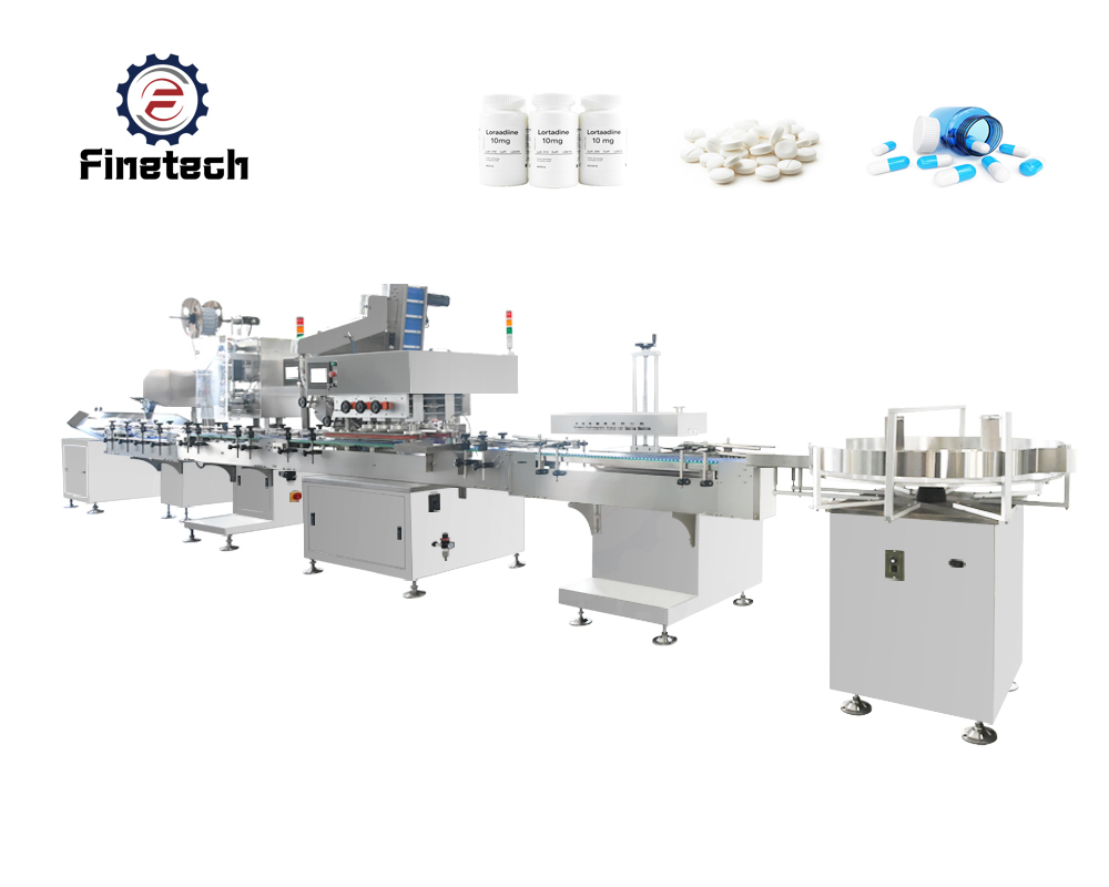 Tablet bottle packaging line