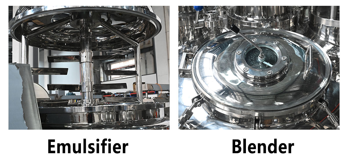 Emulsionante frente a batidora