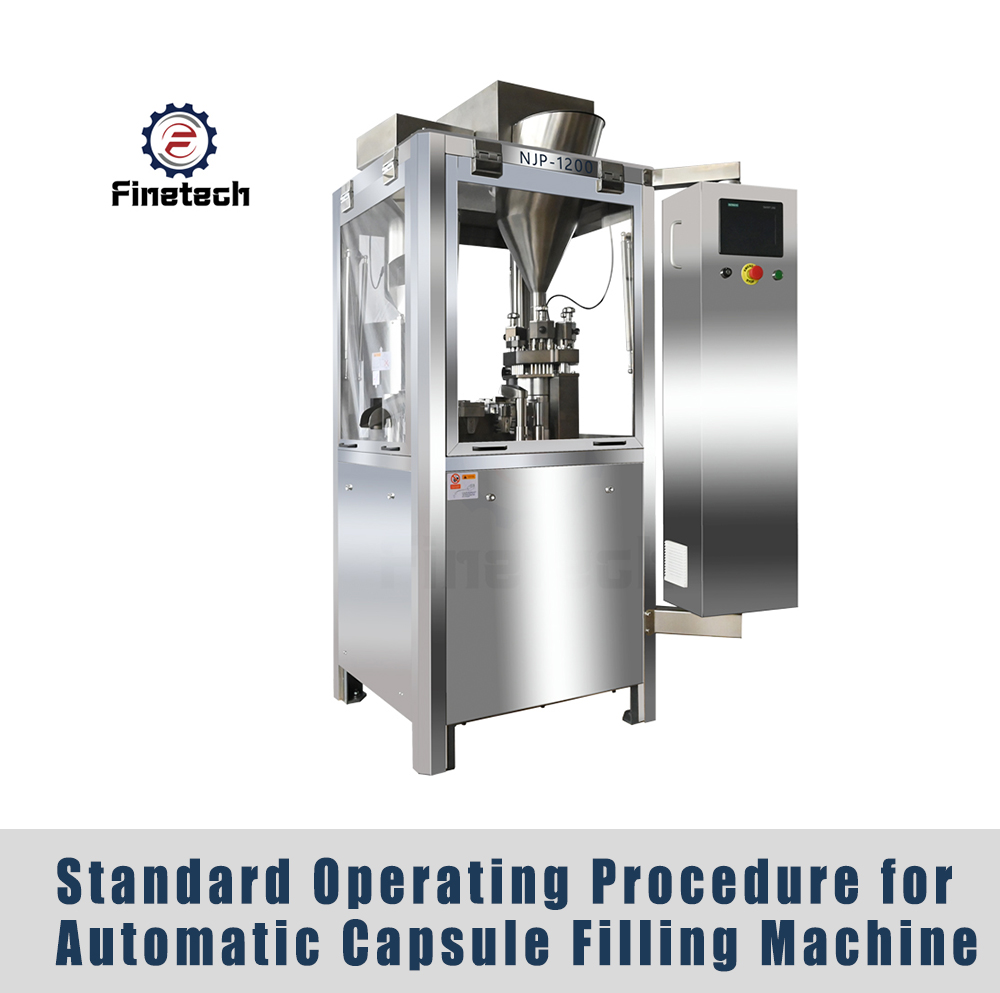 Procédure opérationnelle standard pour machine de remplissage automatique de capsules