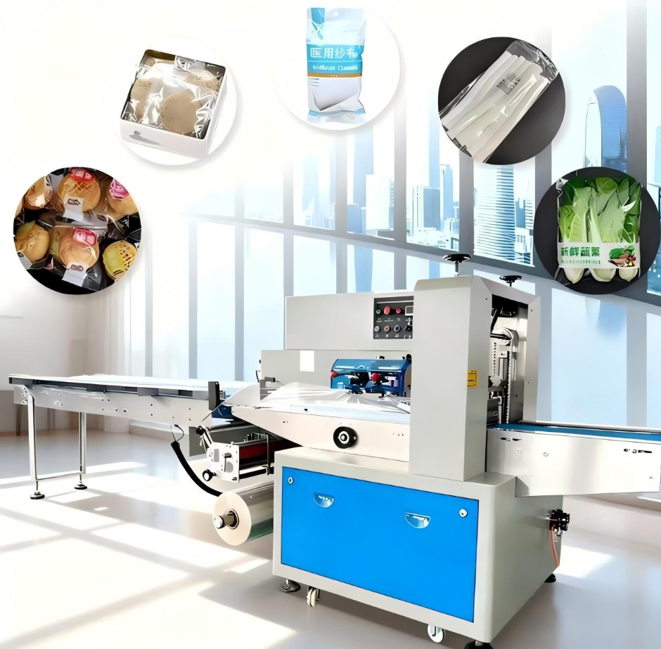 Flow Wrapping Maschine