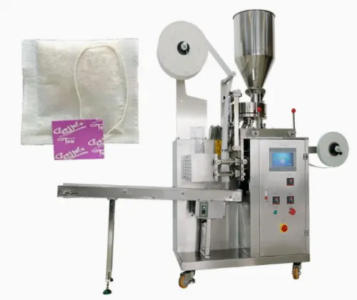 Tea Bag Machines with String and Tag