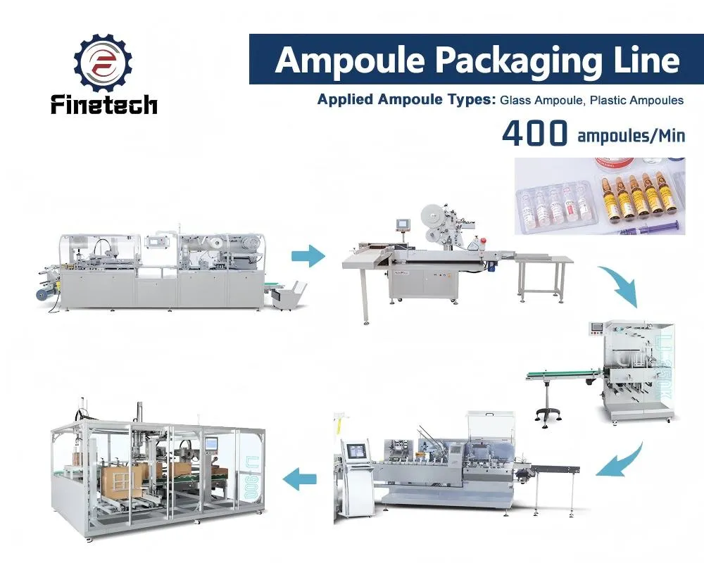 Ligne d'emballage d'ampoules
