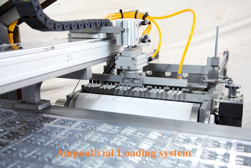 Ampoule Blister Packing Machine 10 Ampoule and Vials Loading System